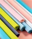 Papel Crepom pacote com 8 cores variada